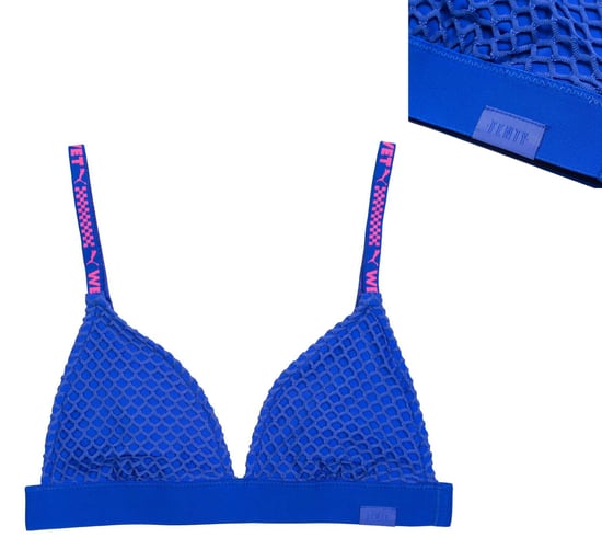 Puma x Rihanna Fenty Dreiecks-Bikini-Oberteil für Damen in Blau - Image 1