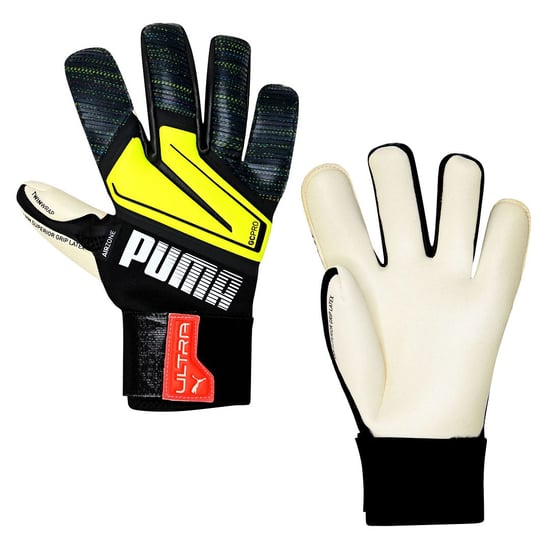 Puma Ultra Grip 1 Hybrid Pro Herren Schwarz/Gelb Torwarthandschuhe - Image 1