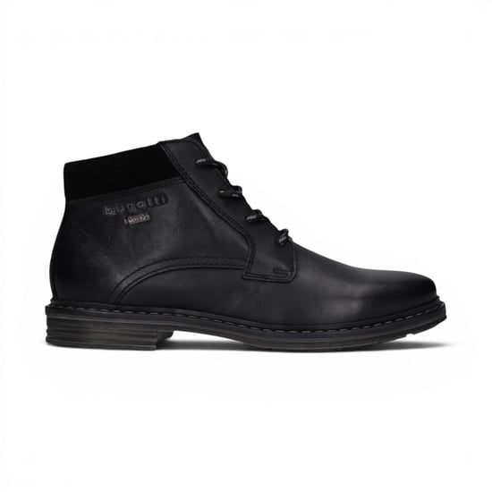Bugatti Herren Schwarze Leder-Schnürstiefel Chukka Knöchelstiefel – Rigalo Evo - Image 1