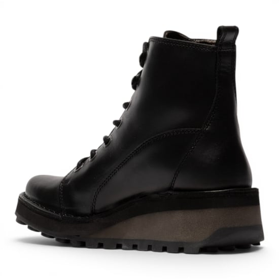 Fly London Damen Schwarze Schnürstiefel mit Schnürung – HAZI147 - Image 4