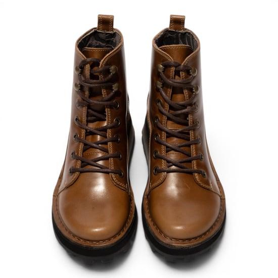 Fly London Damen-Tan-Leder-Schnürstiefel – HAZI147 - Image 5