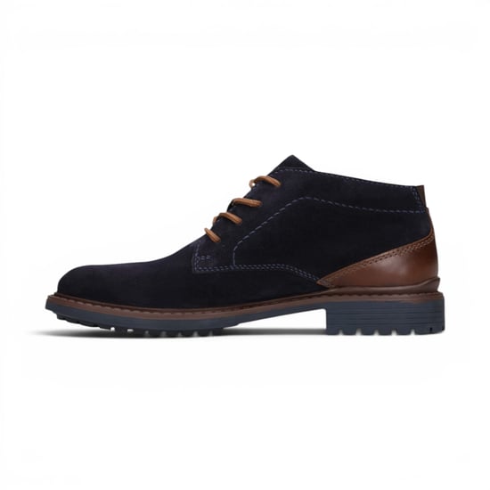 Bugatti Herren dunkelbraune Wildlederleder-Schnürstiefel für Wüstenknöchel – Rigalo Evo - Image 4