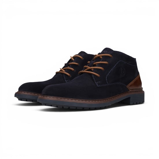 Bugatti Herren dunkelbraune Wildlederleder-Schnürstiefel für Wüstenknöchel – Rigalo Evo - Image 5