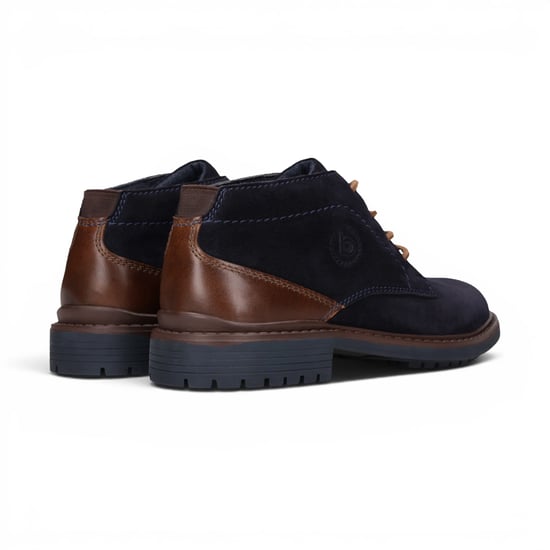Bugatti Herren dunkelbraune Wildlederleder-Schnürstiefel für Wüstenknöchel – Rigalo Evo - Image 6