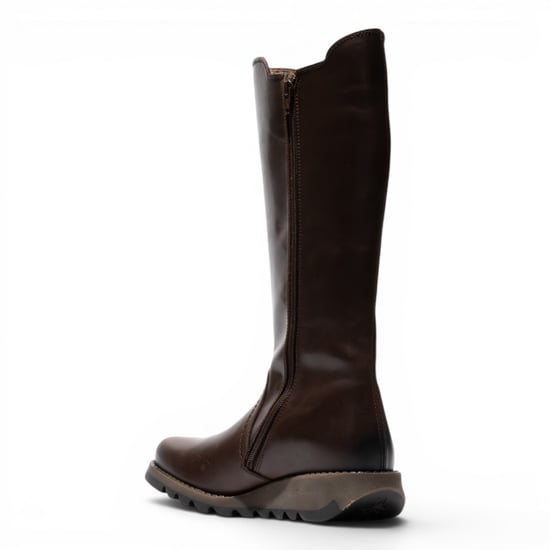 Fly London Damen braune Lederstiefel kniehoch – SOIF361 - Image 4