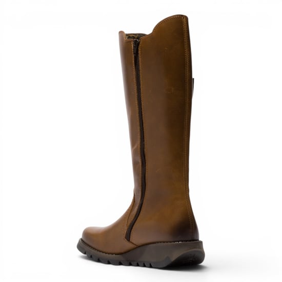 Fly London Damen-Stiefel mit beige Lederknielänge – SOIF361 - Image 4