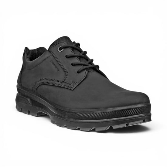 Ecco Herren schwarze Leder-Wasserdichte Freizeitschuhe – Rugged Track 25 - Image 4