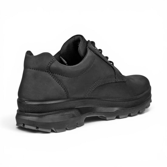 Ecco Herren schwarze Leder-Wasserdichte Freizeitschuhe – Rugged Track 25 - Image 6