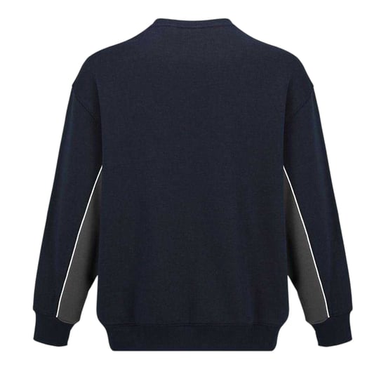 Slazenger - Sweatshirt für Herren, Rundhalsausschnitt, Fleece (Marine/Rauch-Grau) - Image 2