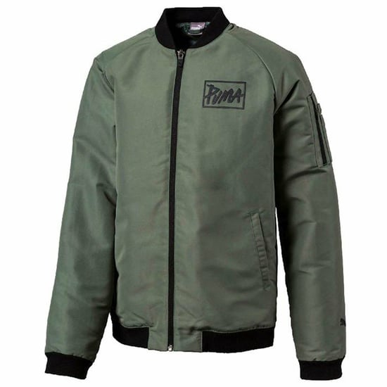 Puma Logo Kinder Grüne Bomberjacke - Image 1