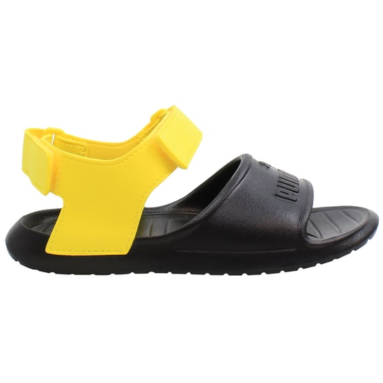 Puma Divecat V2 Injex Kinder Sandalen Schwarz/Gelb - Image 1
