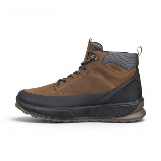 Ecco Herren Wasserdichte schwarze beige Leder-Wanderschuhe für den Garten – Byway 2.0 - Image 3