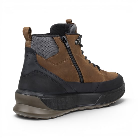 Ecco Herren Wasserdichte schwarze beige Leder-Wanderschuhe für den Garten – Byway 2.0 - Image 6
