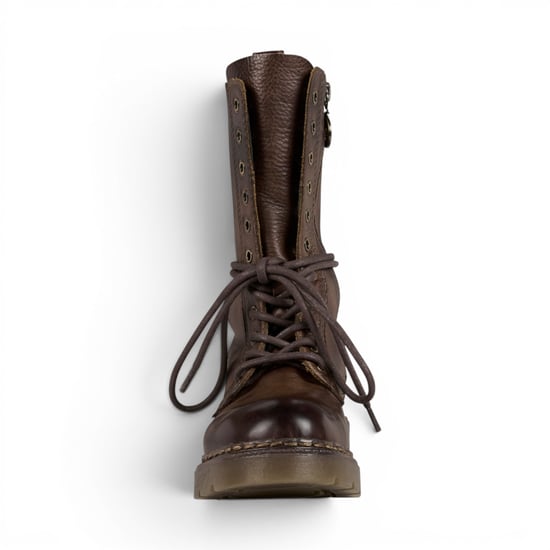 Windsorsmith Braune Leder-Schnürstiefel für Damen – Pause - Image 4