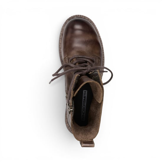 Windsorsmith Braune Leder-Schnürstiefel für Damen – Pause - Image 5