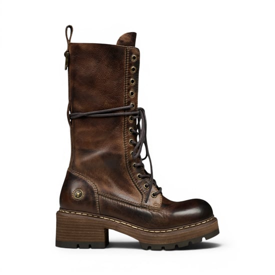 Windsorsmith Braune Leder-Schnürstiefel für Damen – Roam - Image 1