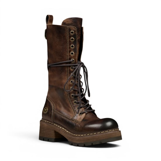 Windsorsmith Braune Leder-Schnürstiefel für Damen – Roam - Image 3
