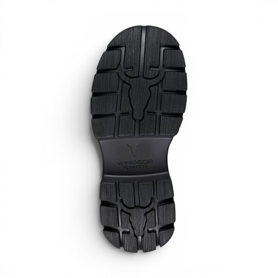 Windsorsmith Damen-Schwarze Wildleder-Plattform-Kampfpelzstiefel für Frauen – Saintly - Image 6