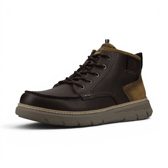 Bugatti Herrenleder-Braune Schnürstiefel für Freizeit – Pulau - Image 3