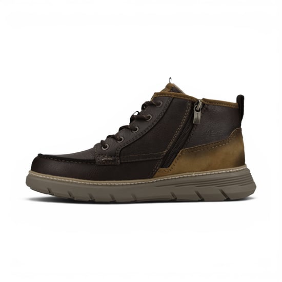 Bugatti Herrenleder-Braune Schnürstiefel für Freizeit – Pulau - Image 4