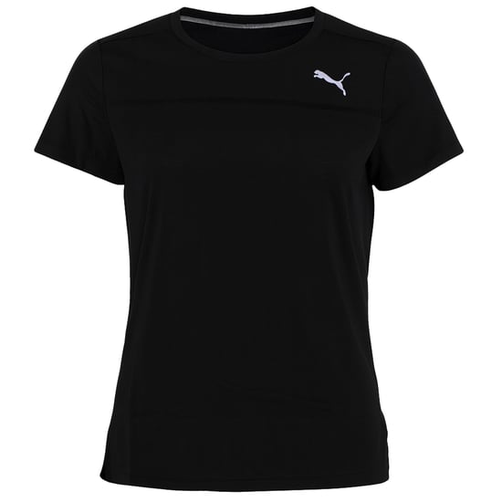 Puma Logo Damen Schwarz T-Shirt - Image 1