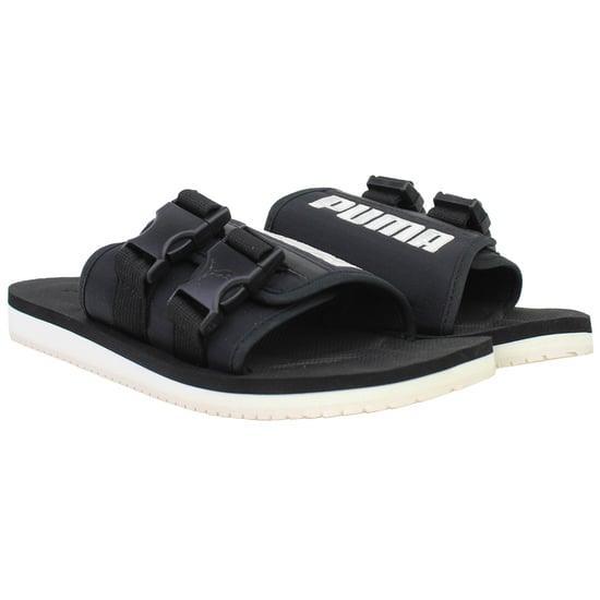 Puma Wilo Lux Nylon Herren Schwarz Slipper - Image 2
