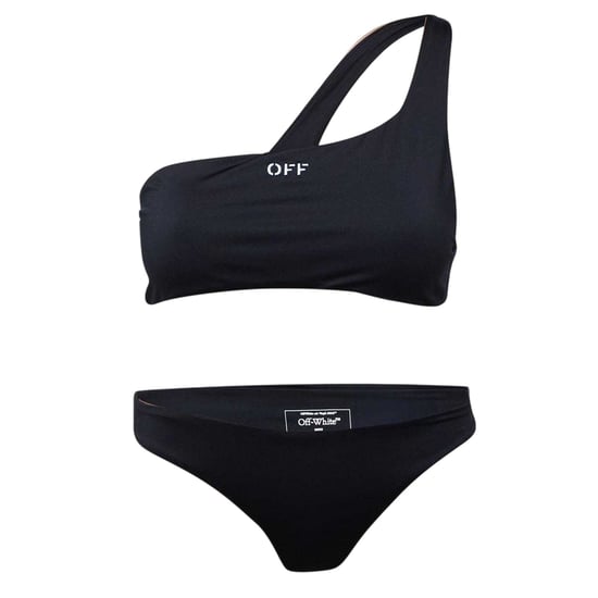 Off-White - Zweiteiliger Badeanzug für Damen (Schwarz/Weiß) - Image 1