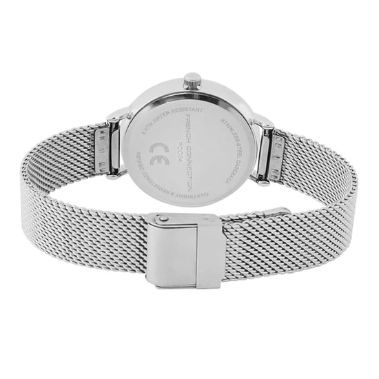French Connection - Analoge Armbanduhr für Damen (Senf /Silber) - Image 2