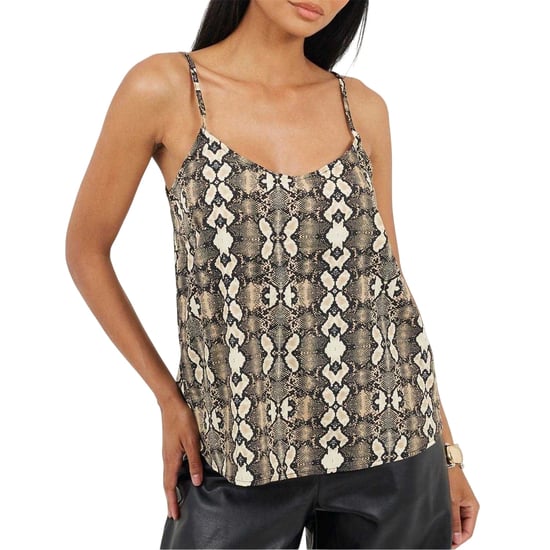 Brave Soul - "Flowy" Trägerhemd für Damen (Braun/Natürliche Schlange) - Image 2
