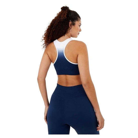 USA Pro - Sport-BH für Damen, Nahtlos (Marine/Weiß) - Image 3