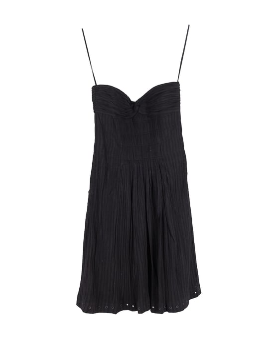 Isabel Marant Étoile Taylor trägerloses Kleid aus schwarzer Baumwolle - Image 2