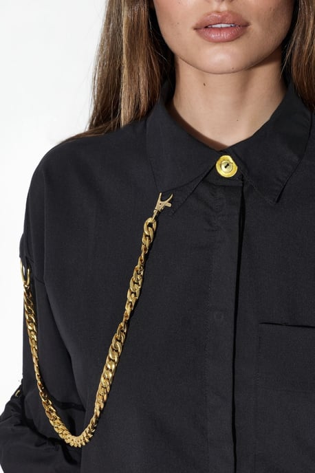 Oversized Mini-Hemd Kleid - Image 4