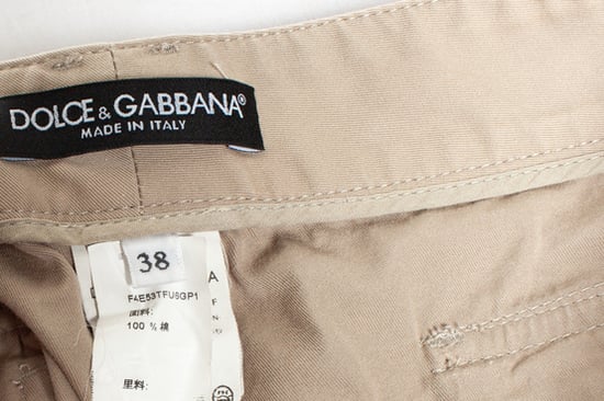 Dolce & Gabbana, beigefarbener Rock mit Knöpfen - Image 5