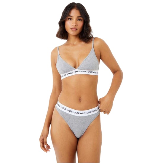 Jack Wills - "Deptford" Thong für Damen (3er-Pack) (Weiß/Grau/Schwarz) - Image 4
