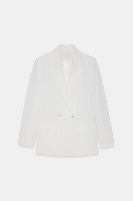 Langer Satin-Blazer mit Schalkragen - Image 6