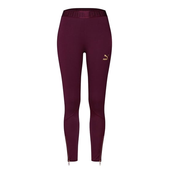 Puma x Kenza Damen Dunkelrote Leggings - Image 1