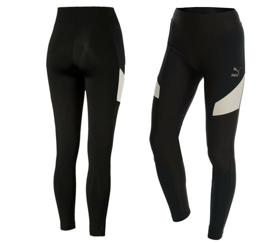 Puma Retro Damen Schwarze Leggings - Image 1