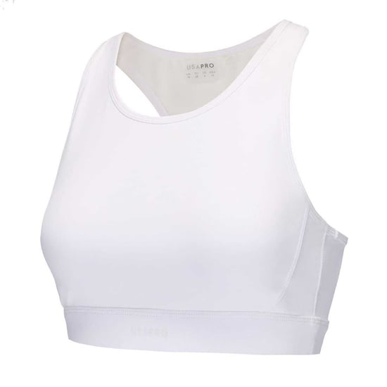 USA Pro - "Core" Sport-BH für Damen, Racerback (Weiß) - Image 2