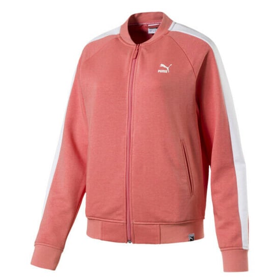Puma Classics Logo T7 Damen Pink Trackjacke - Image 1