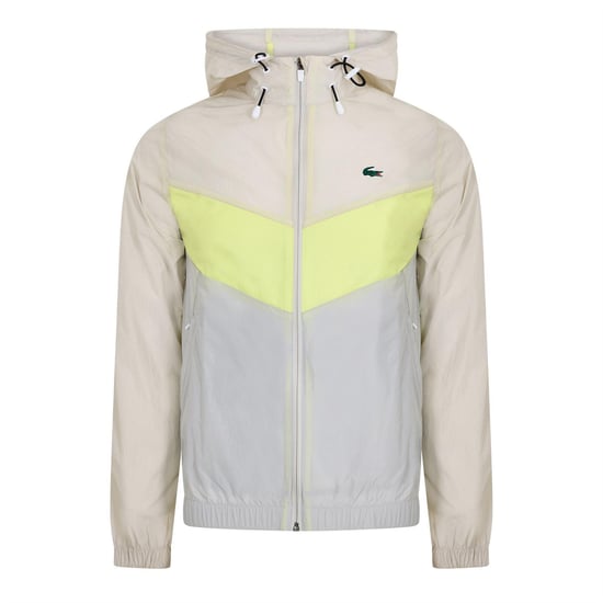 Lacoste - "Anorak" Blousonjacke für Herren (Grau/Limone/Hellblau) - Image 1
