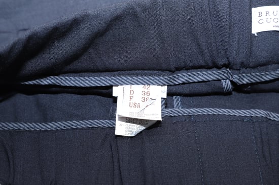 Brunello Cucinelli Hose aus marineblauer Wolle - Image 4