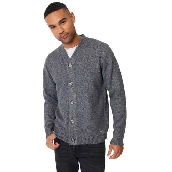 Threadbare - "Dutch" Strickjacke für Herren (Braungrau Mikro) - Image 2