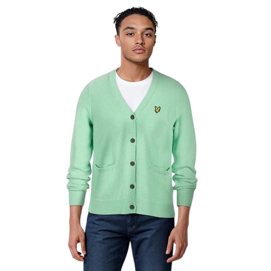 Lyle & Scott - Strickjacke für Herren, Regulär (Blass Aquamarin) - Image 1