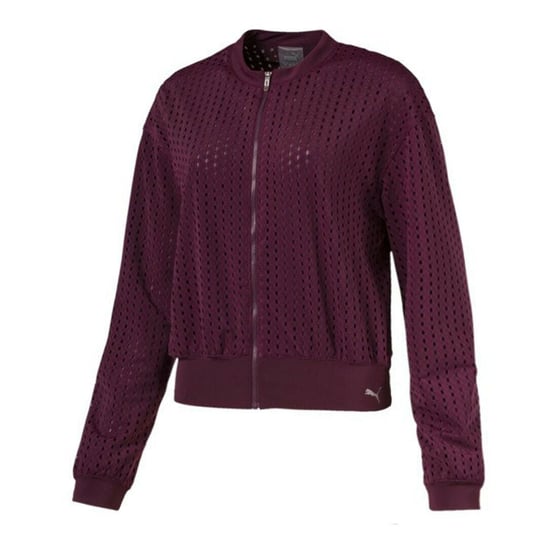 Puma Luxe Damen Cardigan in Burgunderrot - Image 1