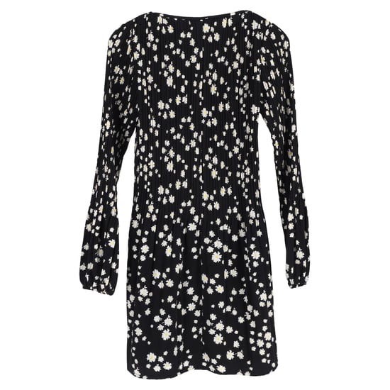 Maje Rockiz Plissiertes Minikleid aus Crêpe mit Gänseblümchenmuster in Schwarz (Polyester) - Image 2