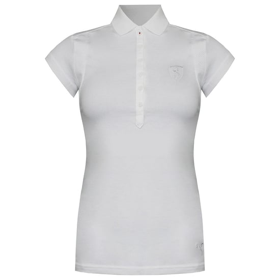 Puma x Scuderia Ferrari Damen Weißes Polohemd - Image 1
