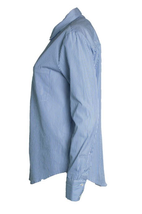 Anine Bing, gestreiftes Hemd in Blau und Weiß - Image 4