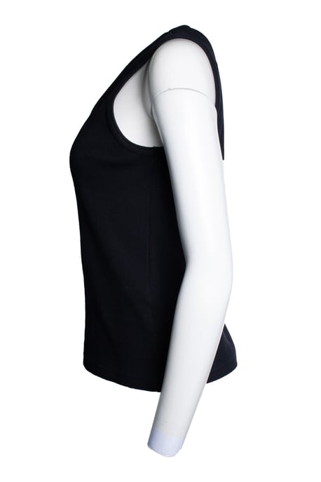 Bottega Veneta, geripptes Tanktop in Schwarz - Image 2