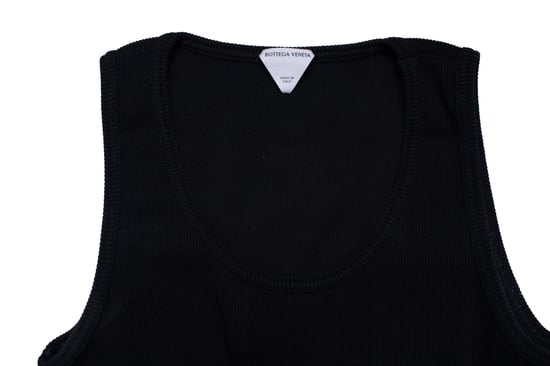 Bottega Veneta, geripptes Tanktop in Schwarz - Image 6