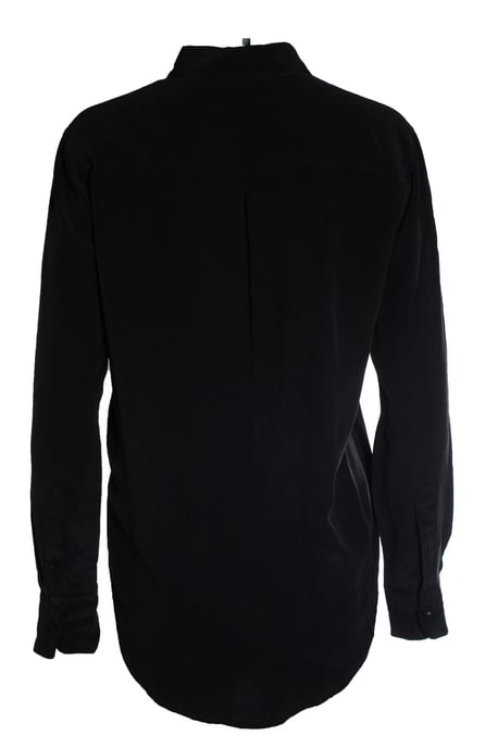 Anine Bing, schwarzes Hemd mit Taschen - Image 3